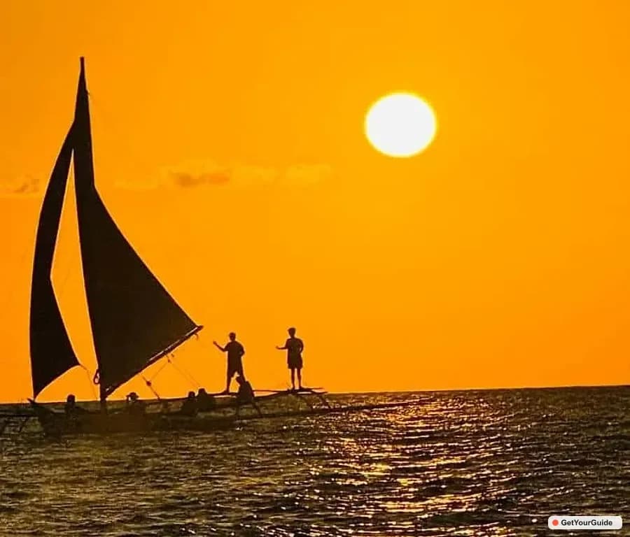 Boracay Paraw Sailing Sunset Cruise with Guide