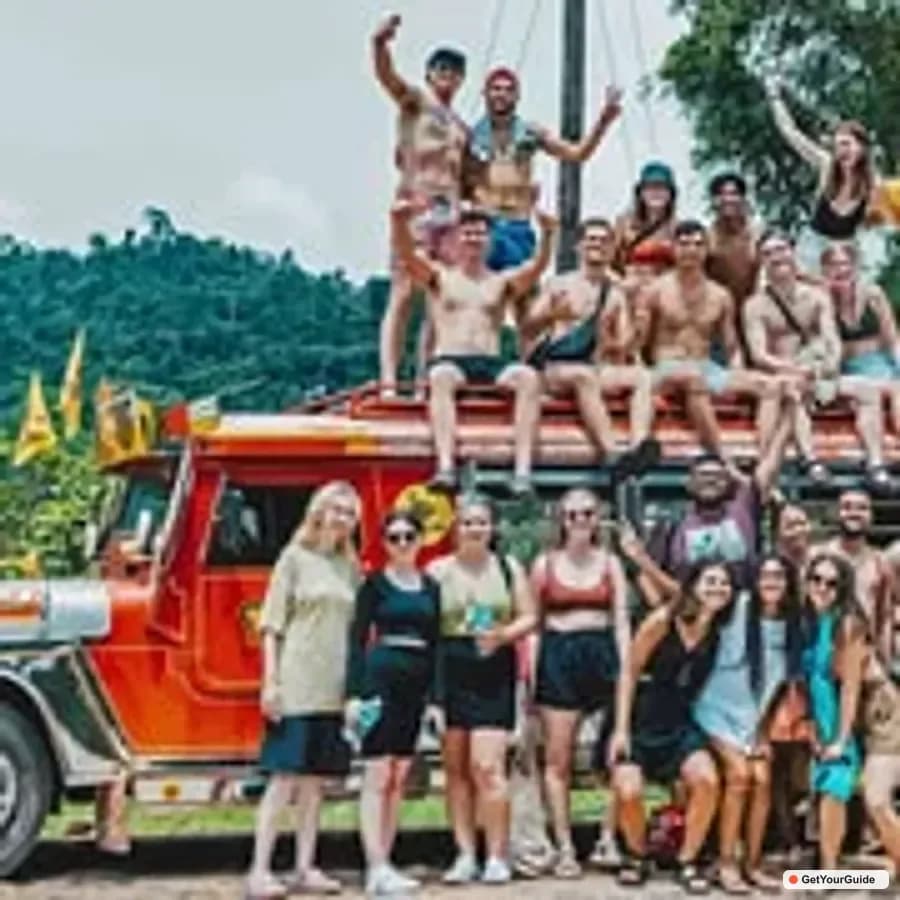 El Nido Nacpan Beach Jeepney Adventure Tour with Lunch