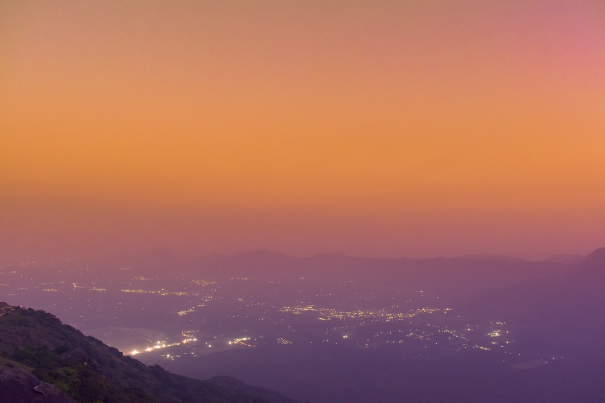 Coimbatore city skyline