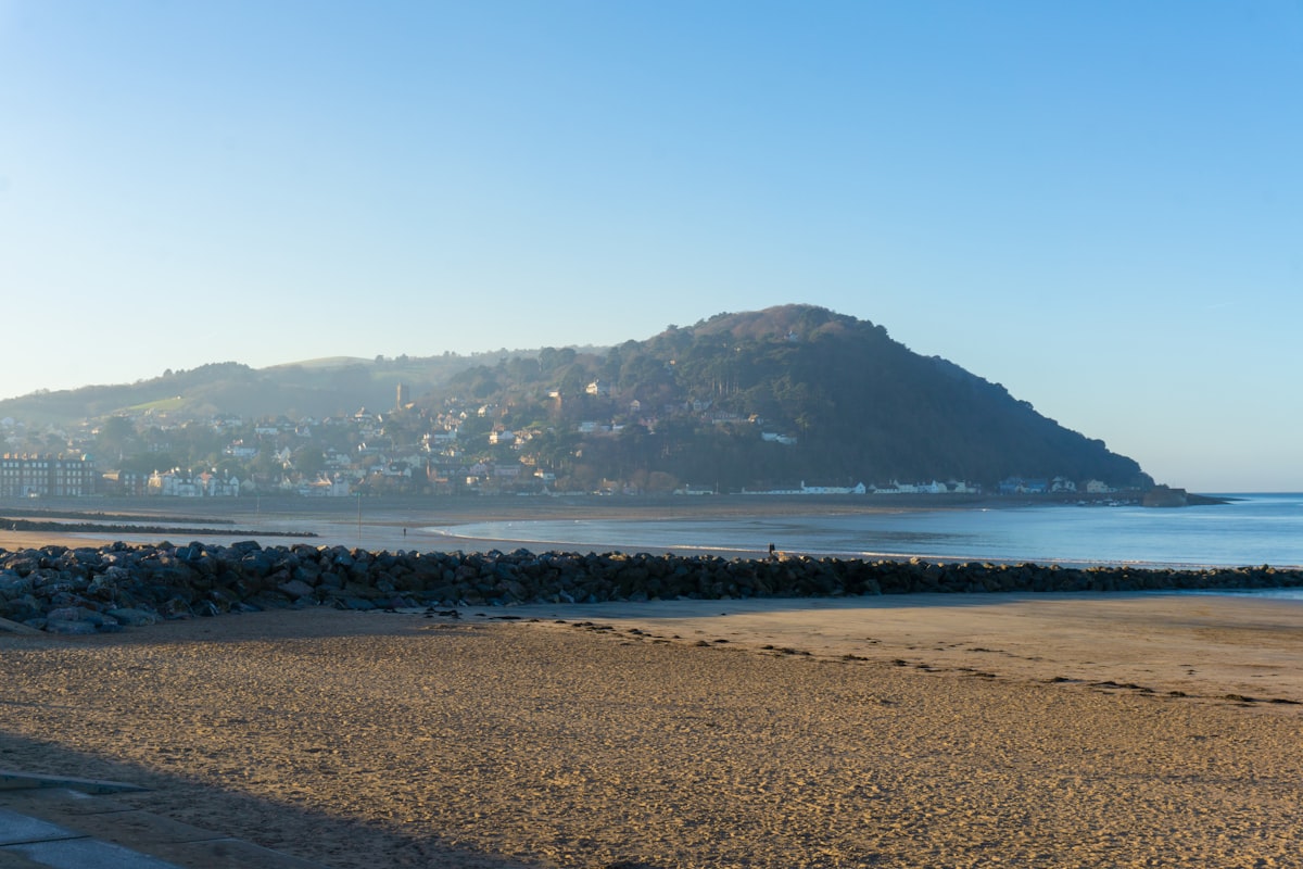 Minehead city skyline