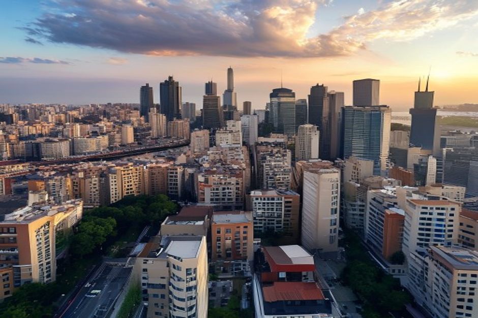Çorlu city skyline