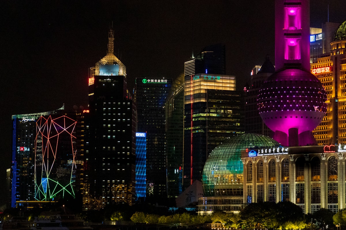 Dongfang city skyline