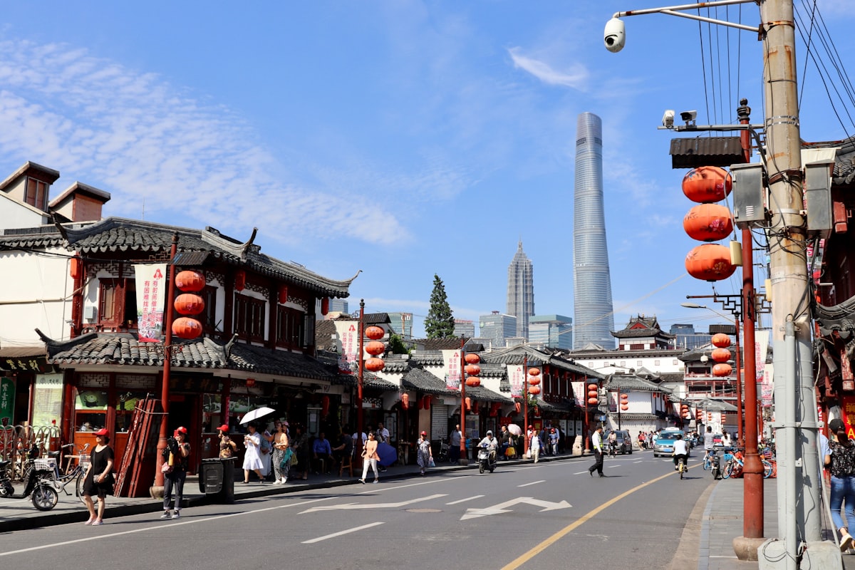 Sanmenxia street scene