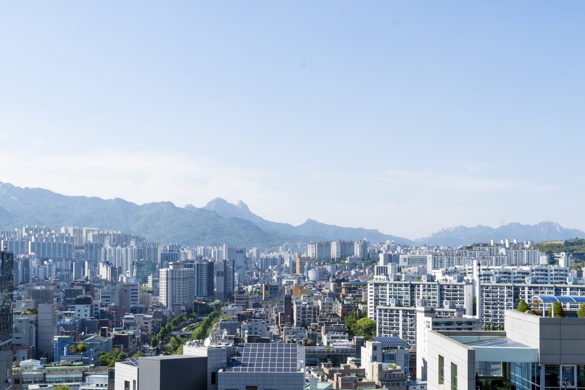 Mokpo-si city skyline
