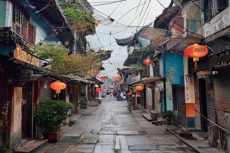 Shaoguan street scene