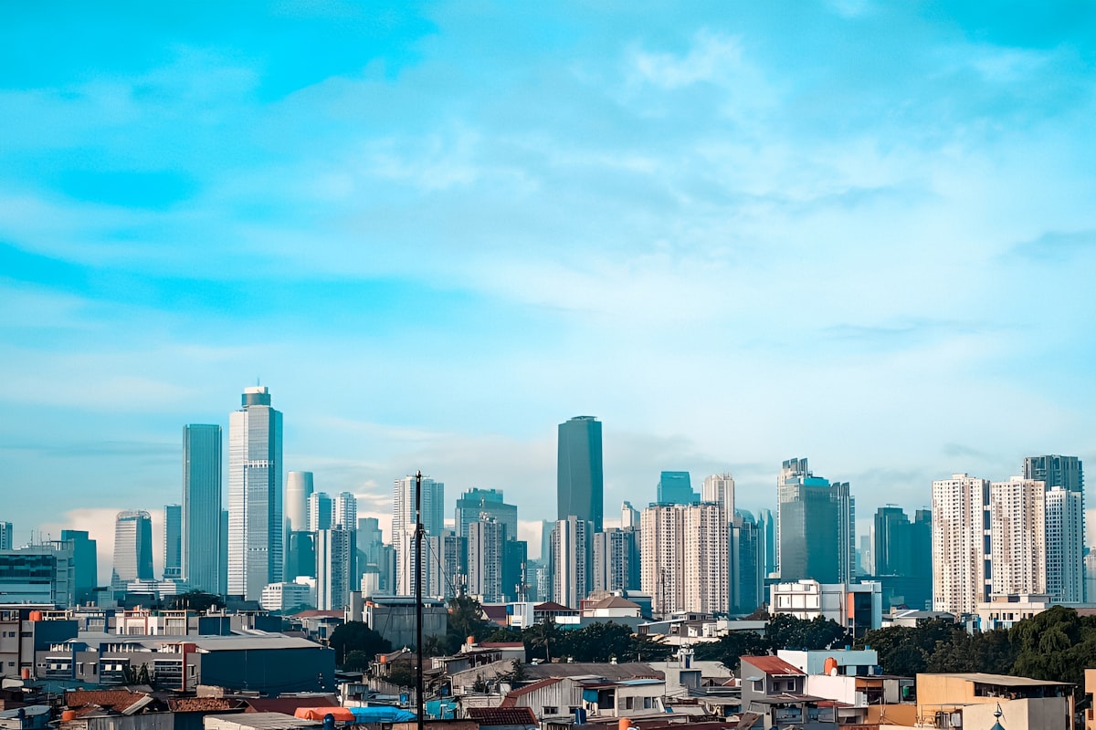 Mengkendek city skyline