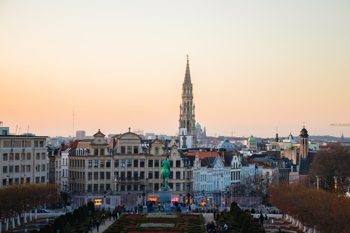 Sint-Pieters-Leeuw city skyline