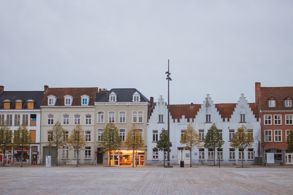 Sint-Pieters-Leeuw street scene