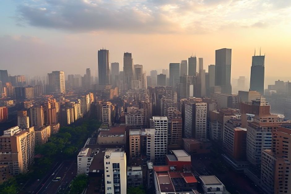 Jibhi city skyline