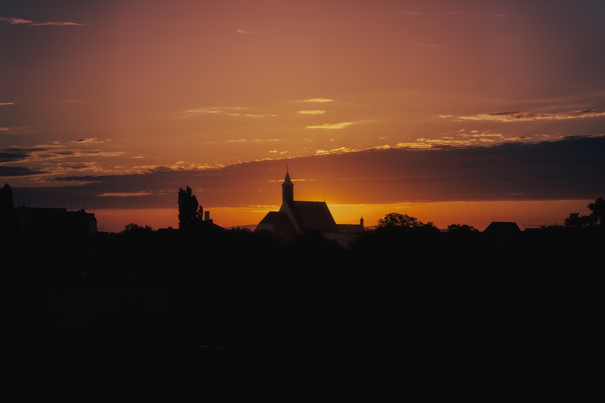 Wiener Neustadt city skyline