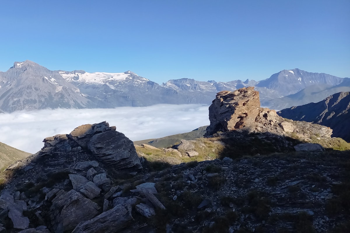 Bramans mountain view