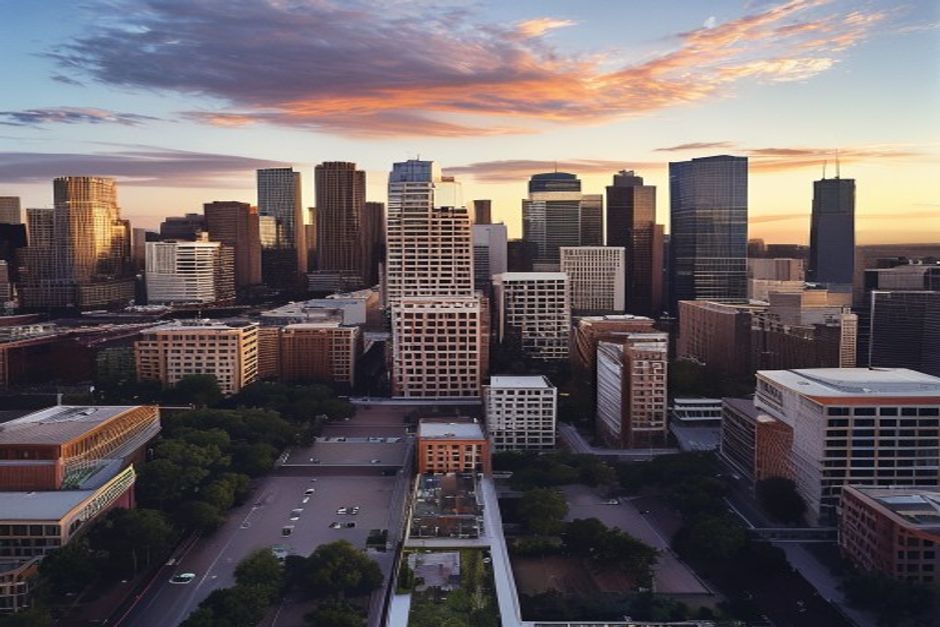 Holbrook (AZ) city skyline