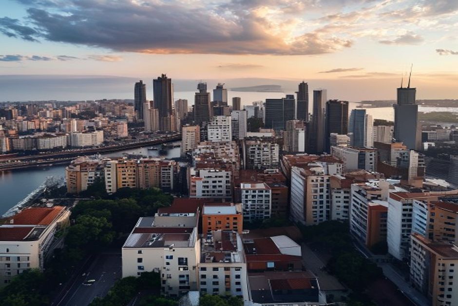 Liznjan city skyline