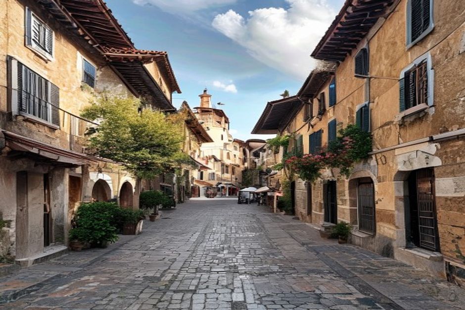 Soave town square