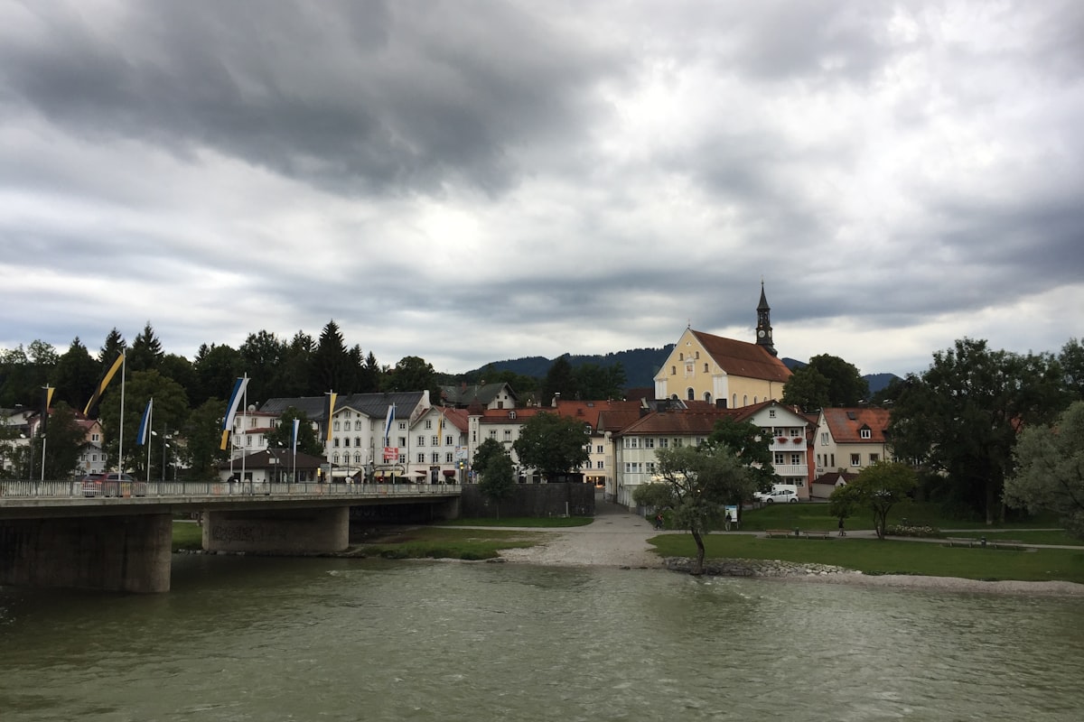 Bad Tolz city skyline