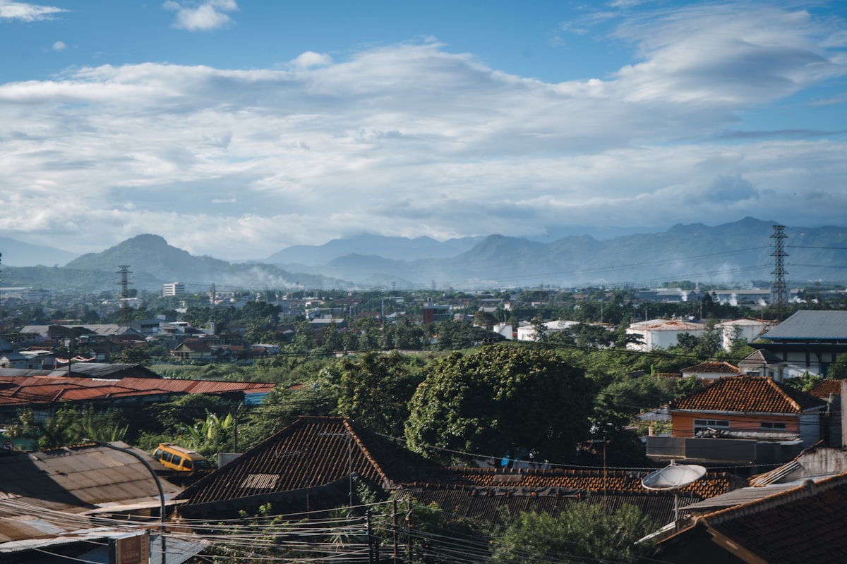 Tulungagung city skyline