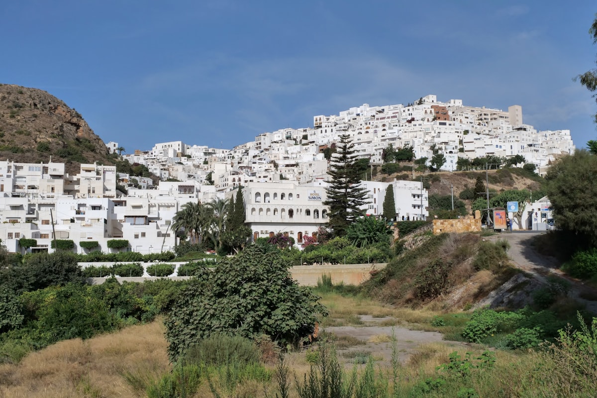 Mojacar city skyline