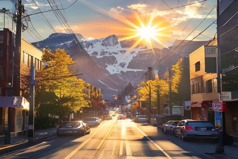 Sun Peaks (BC) street scene