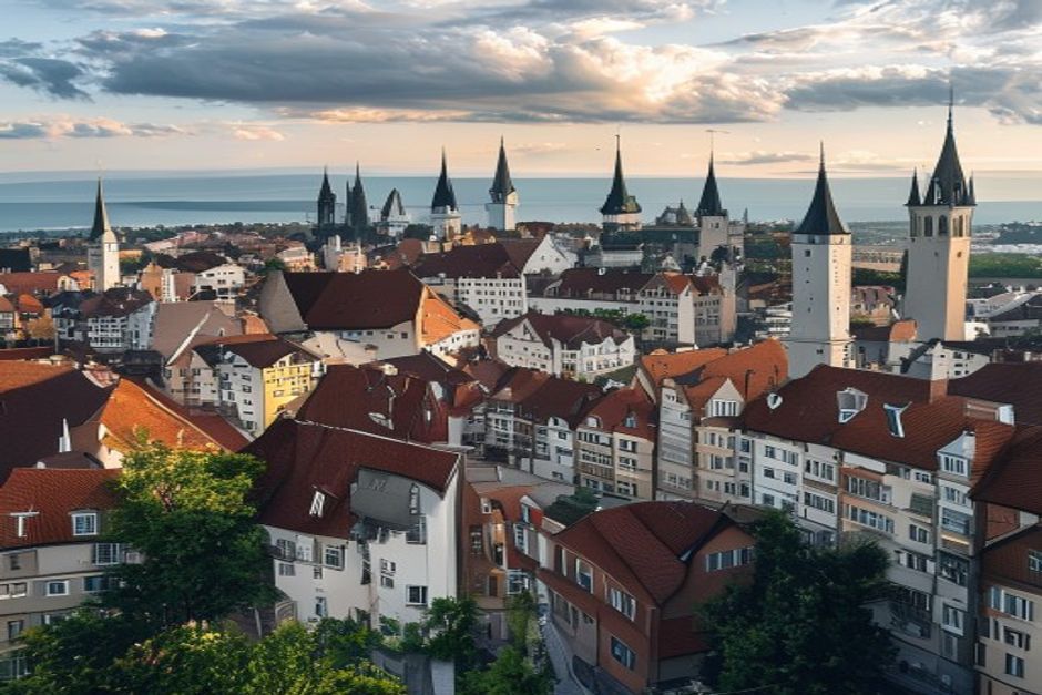 Pfullendorf city skyline