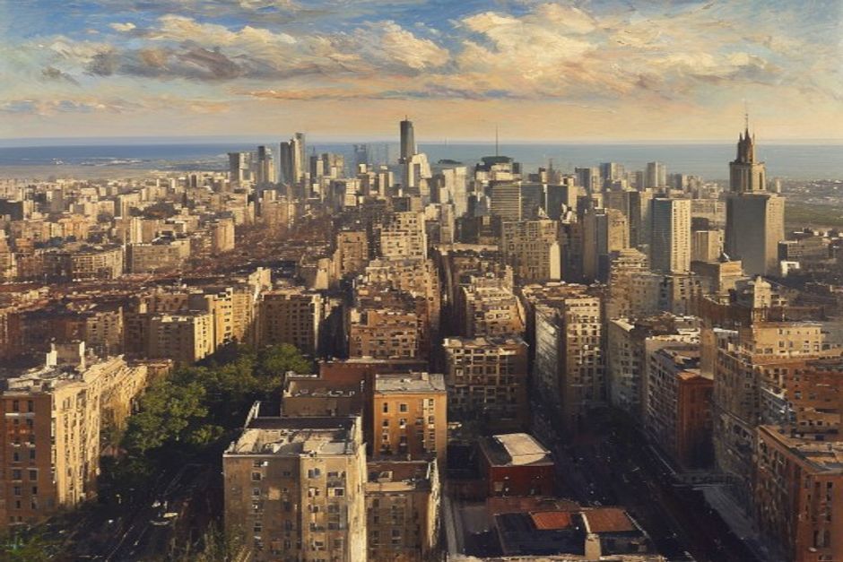 Lermontov city skyline