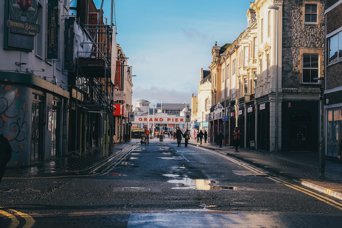 Weston Super Mare street scene