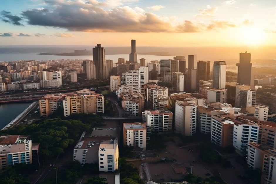Vitoria da Conquista (Bahia) city skyline