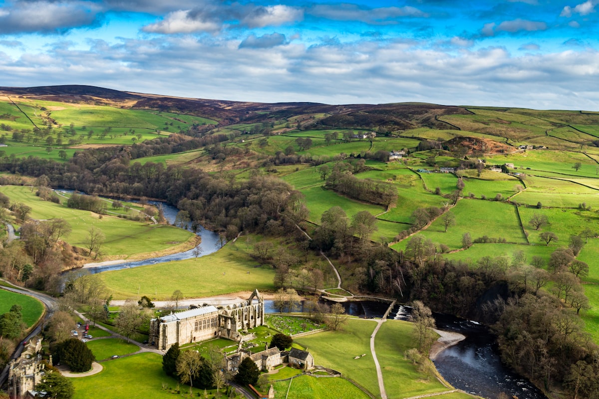 Skipton Castle moat