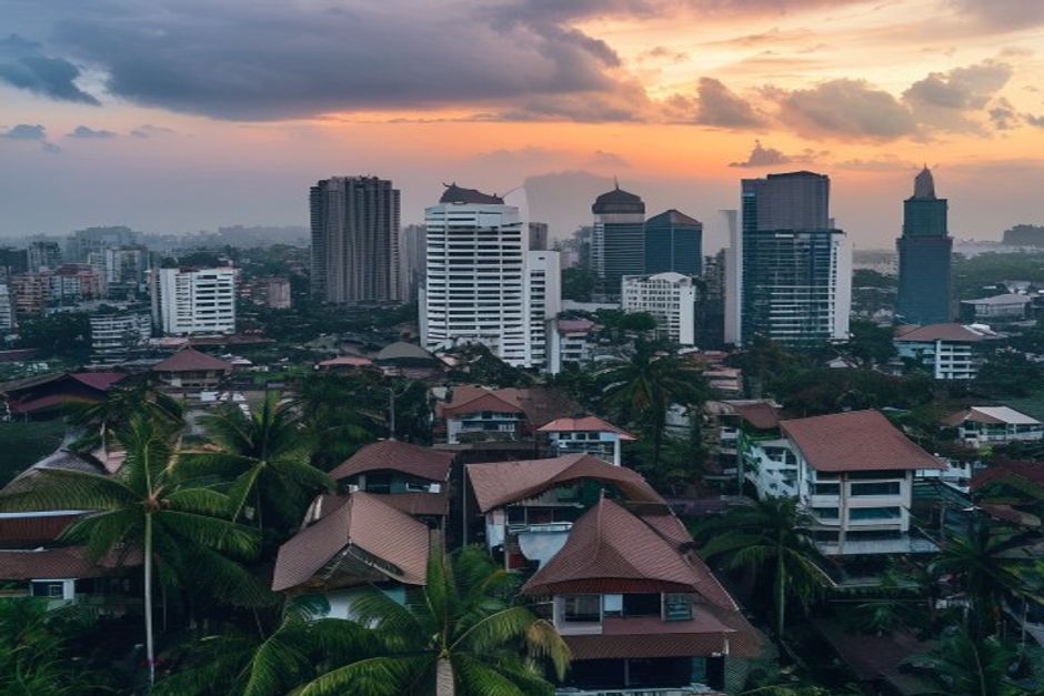 Kampung Ru Lima city skyline