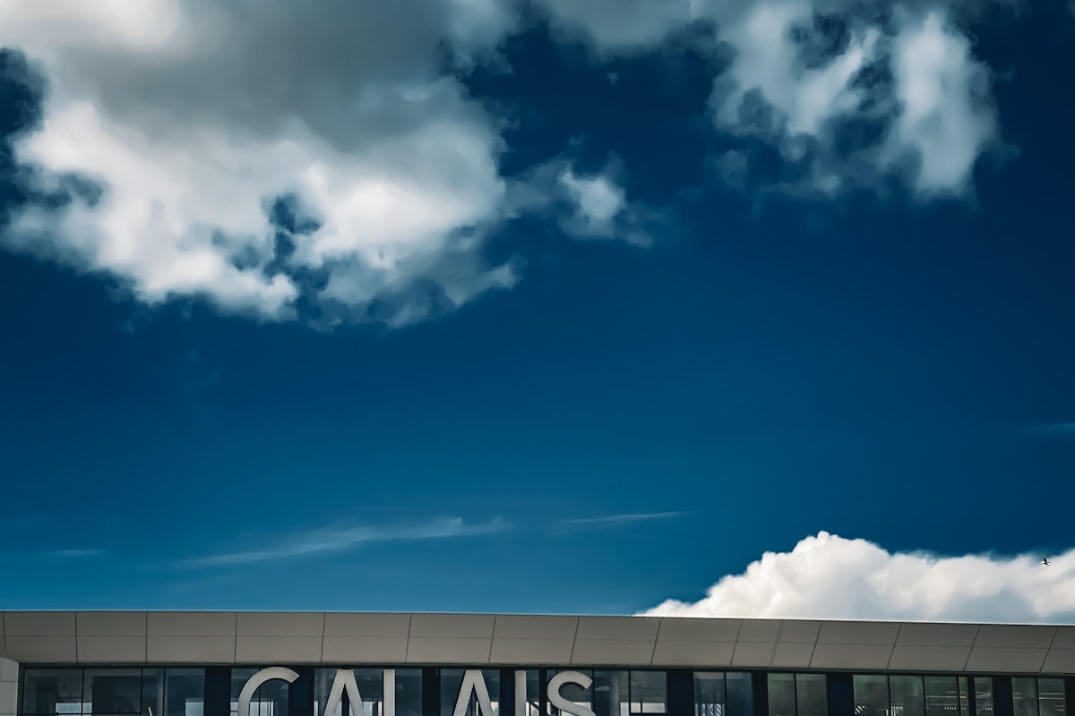 Calais city skyline