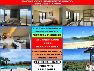 Only 4 BR Condo in Anvaya - BEST VIEW in Anvaya