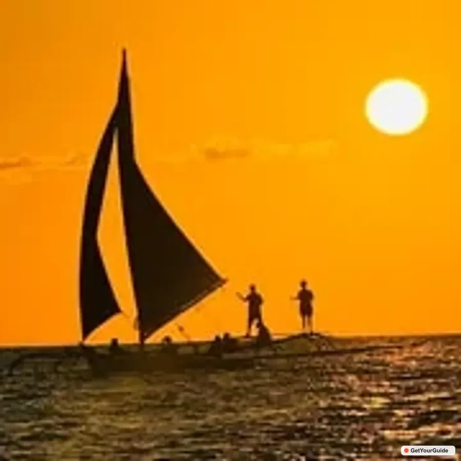 Paraw Sailing Sunset Cruise with Guide