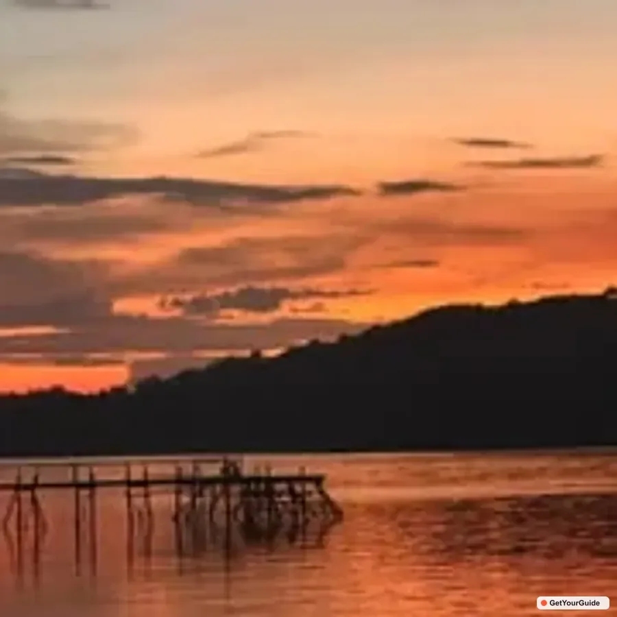 Limestone islands and open sea on the El Nido to Coron route