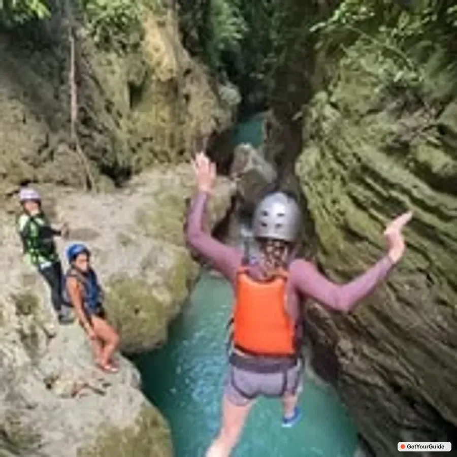 Kawasan Falls Canyoneering Tour with Ziplining & Lunch