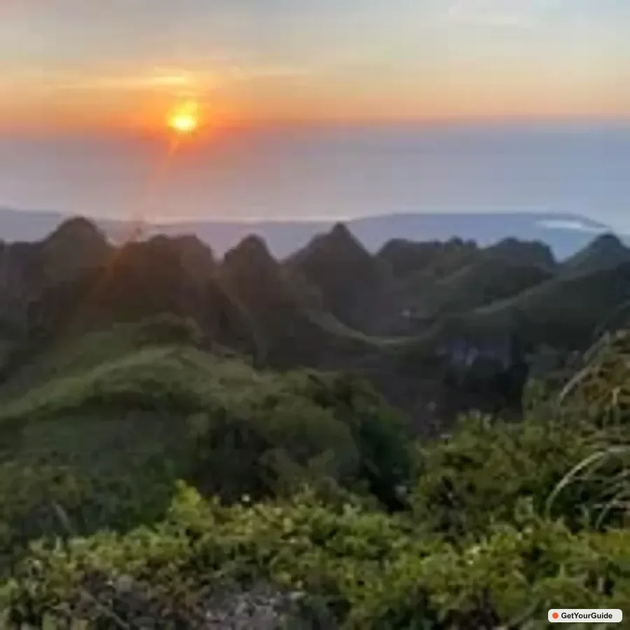 Moalboal: Waterfall + Osmena Peak Sunset Tour