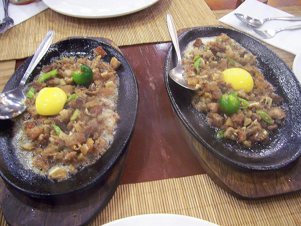 A plate of sisig, the Kapampangan dish that originated in Pampanga