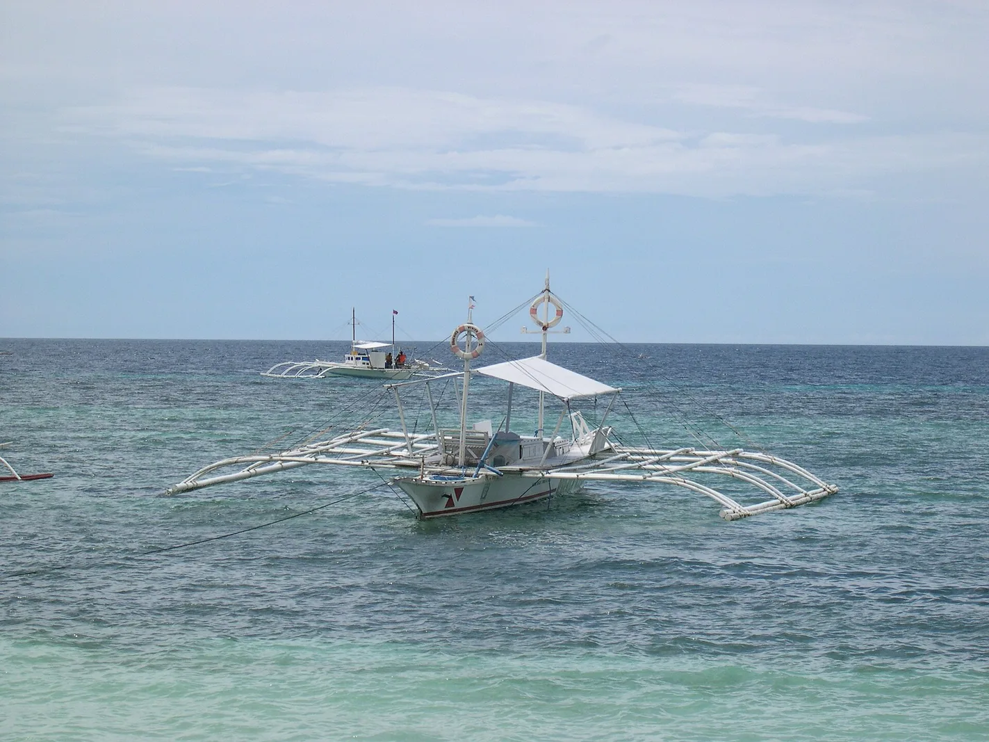Old Spanish watchtower and coastline on Panglao island