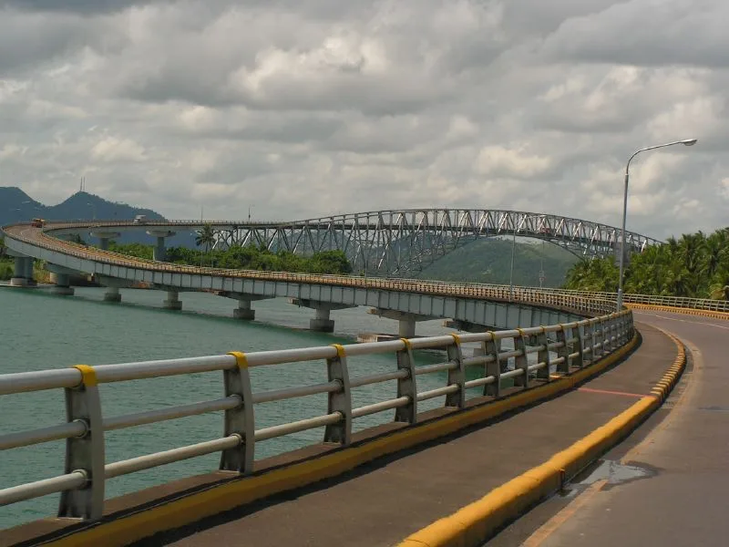 Tacloban San Juanico Bridge Leyte, Philippines